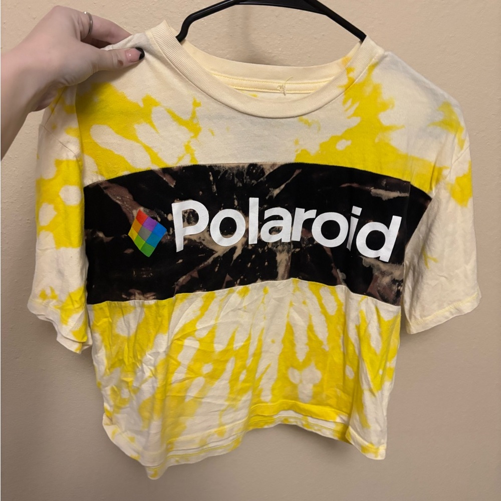 Polaroid Kids Tie-Dye T-Shirt - Yellow